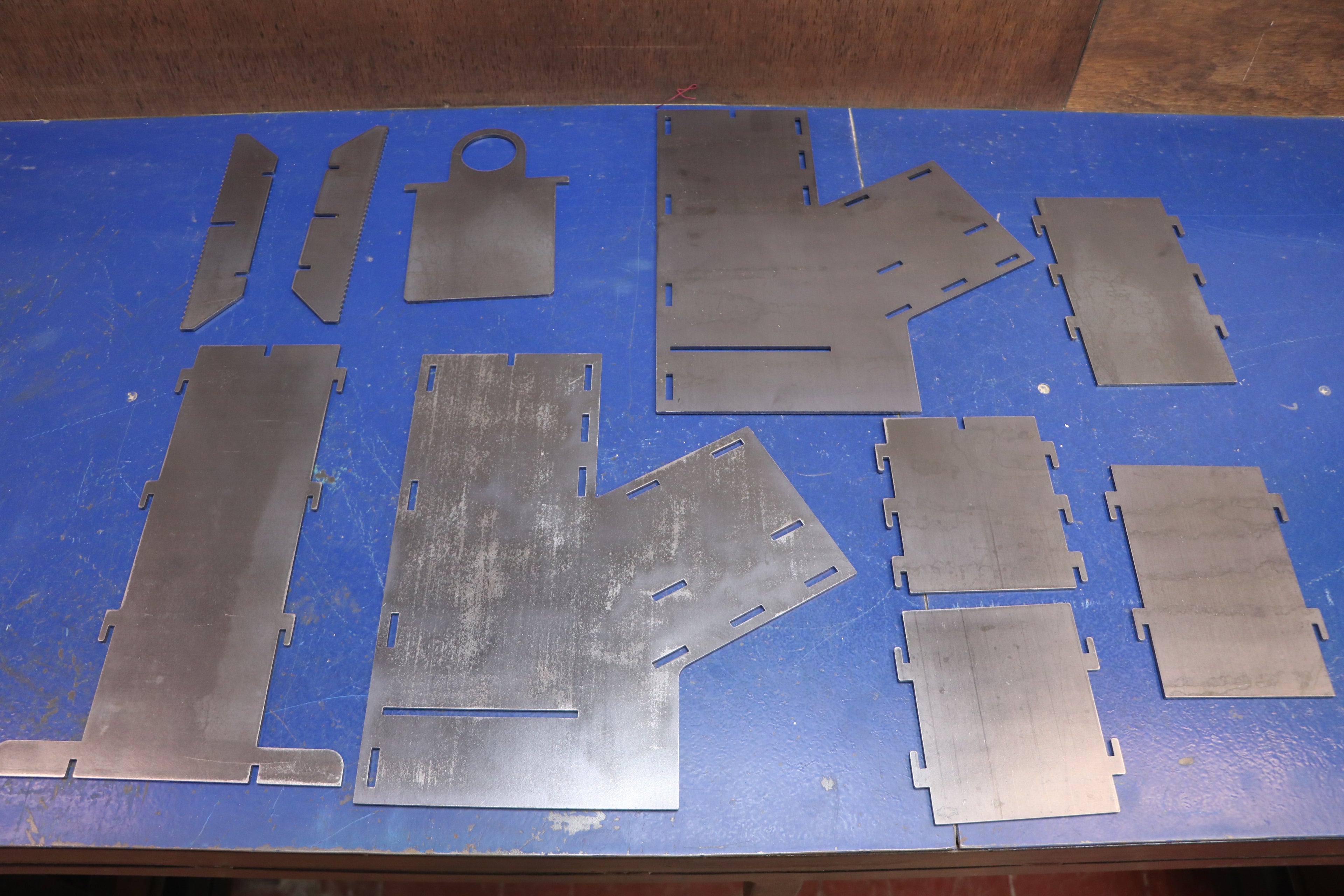 Rocket stove. Metal 3 mm (0.12 in.) + bag and gloves