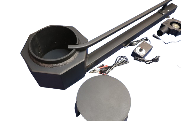 25kW waste oil burner for wood stoves and solid fuel boilers