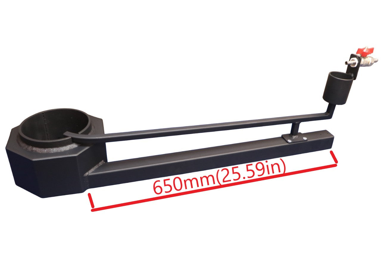 A complete 25 kW waste oil burner kit with a 650mm/ 25.59in