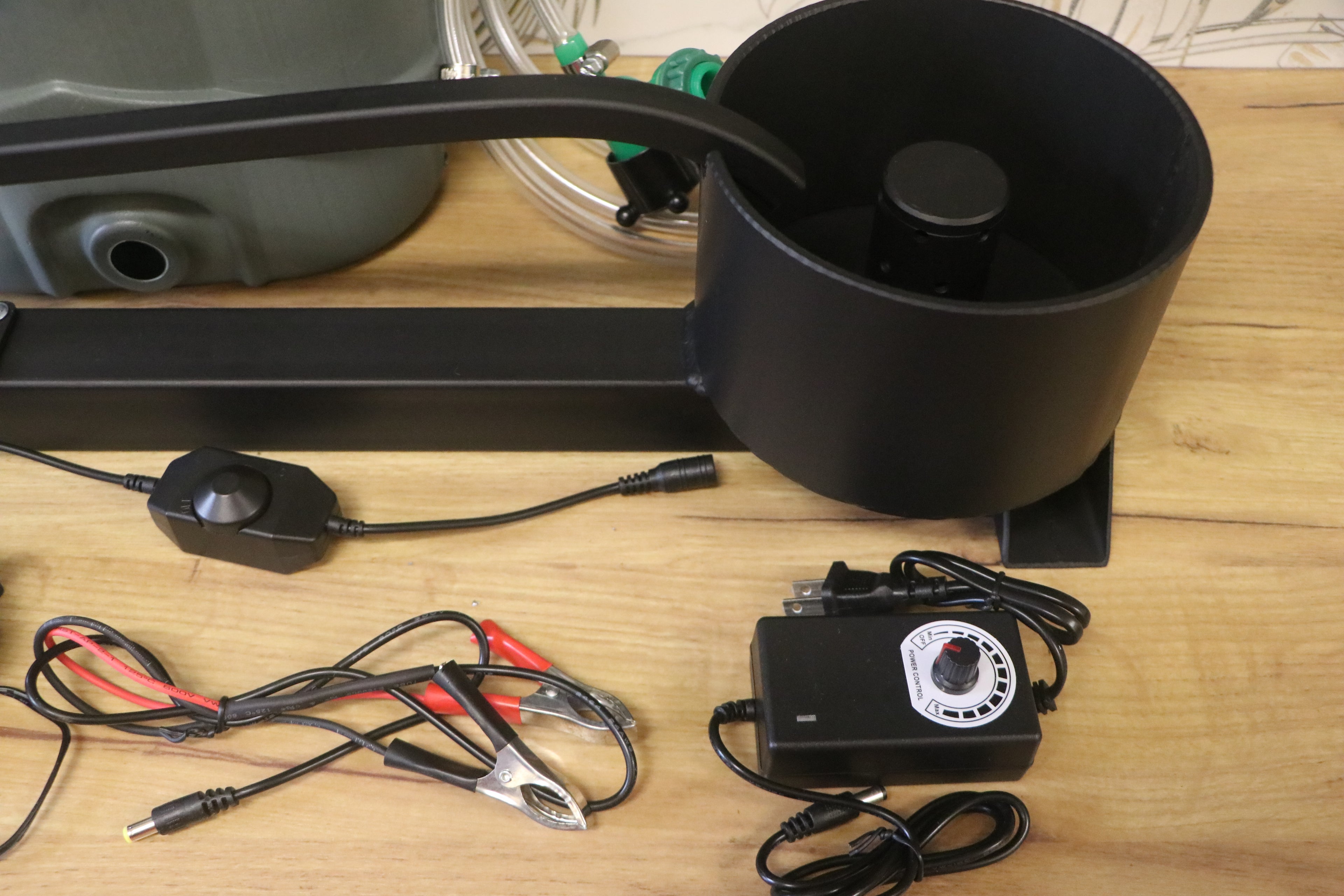 20 kW smokeless waste oil burner.