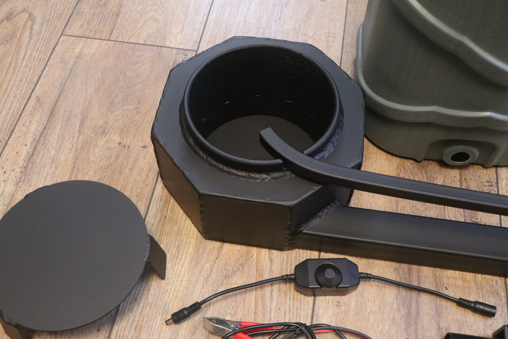 25kW waste oil burner for wood stoves and solid fuel boilers
