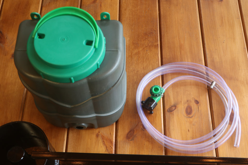 A 20 kW waste oil burner with a 450 mm extended tube